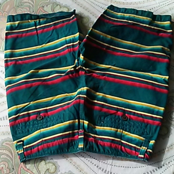 Horizontal striped shorts - Picture 3 of 4